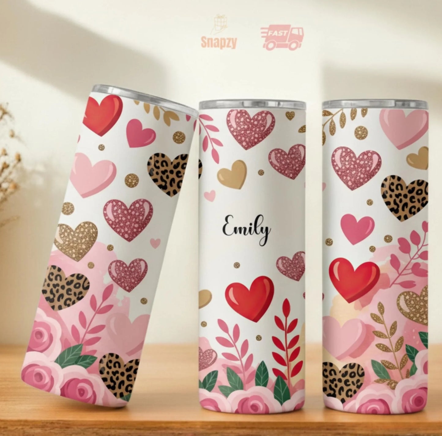 Personalized 20oz skinny tumbler – Personalized | personalization example | custom name available, dishwasher safe, doub