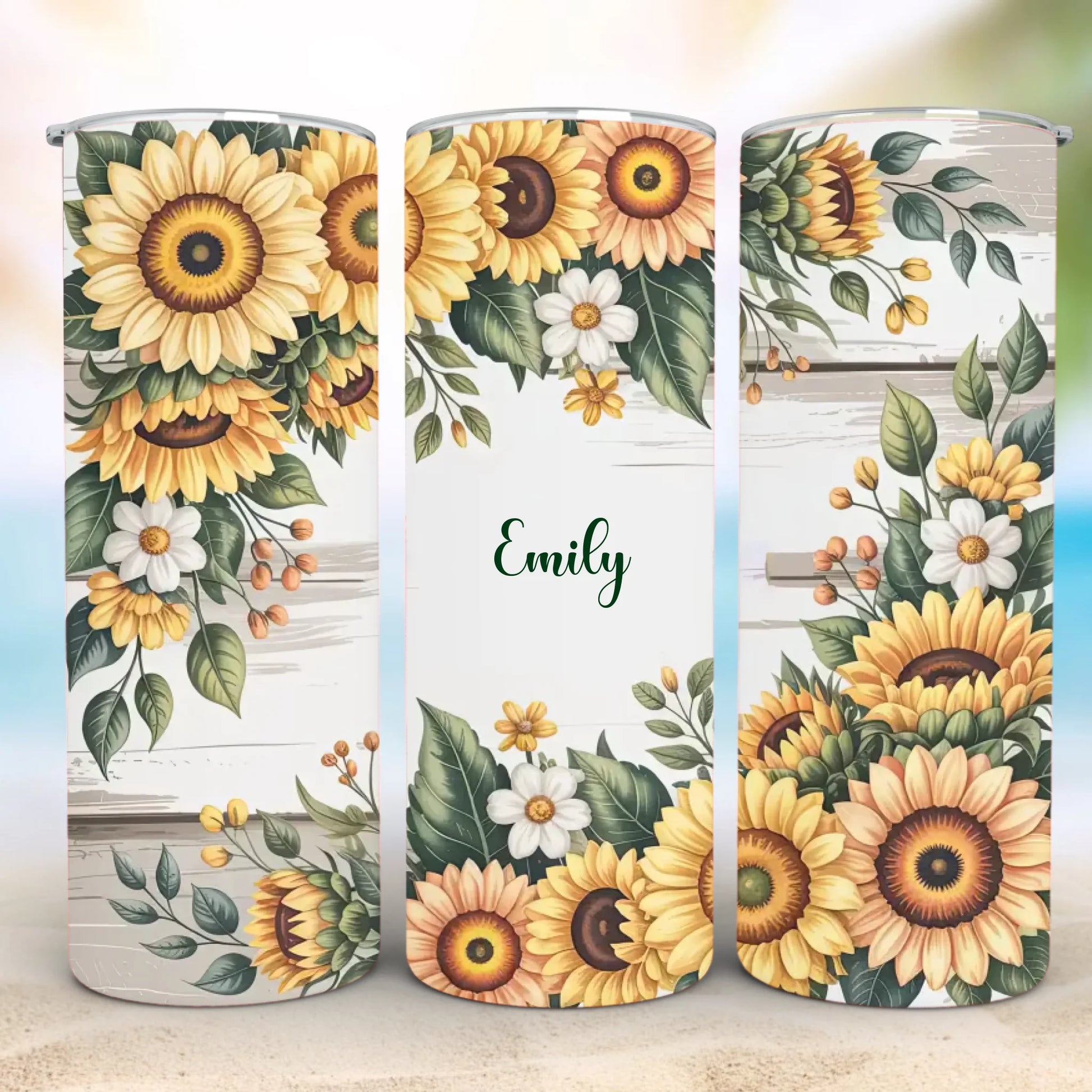 Personalized 20oz skinny tumbler – Personalized | detail view | custom name available, dishwasher safe, double-wall stai