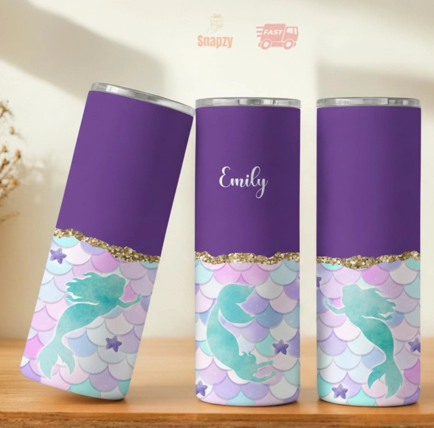 Personalized 20oz skinny tumbler – Personalized | personalization example | custom name available, dishwasher safe, doub