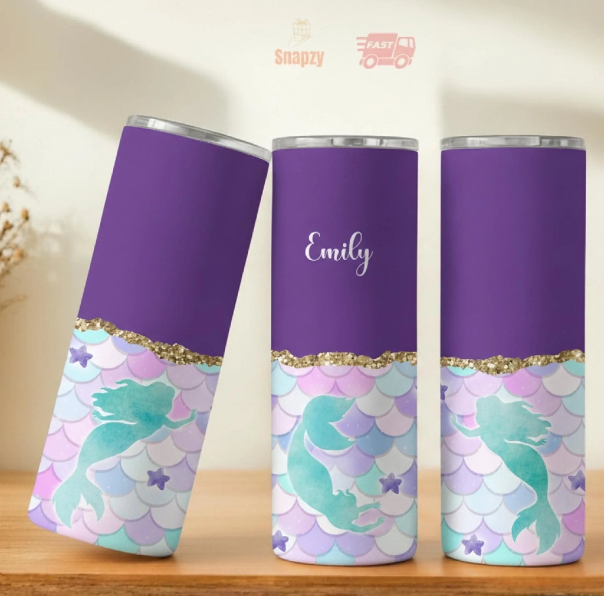 Personalized 20oz skinny tumbler – Personalized | personalization example | custom name available, dishwasher safe, doub