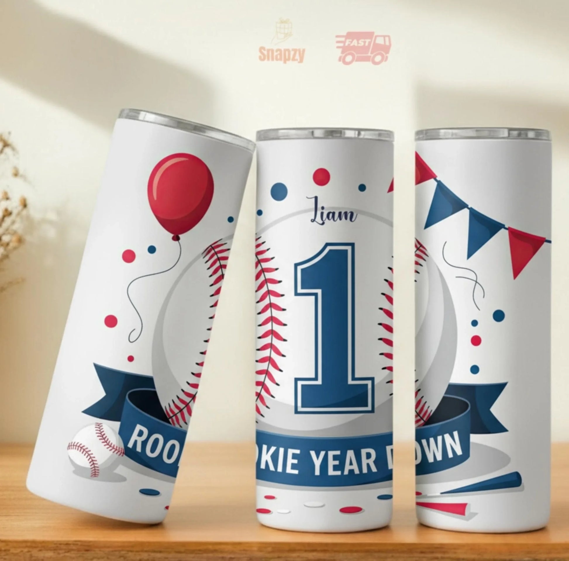 Personalized 20oz skinny tumbler – Personalized | personalization example | custom name available, dishwasher safe, doub