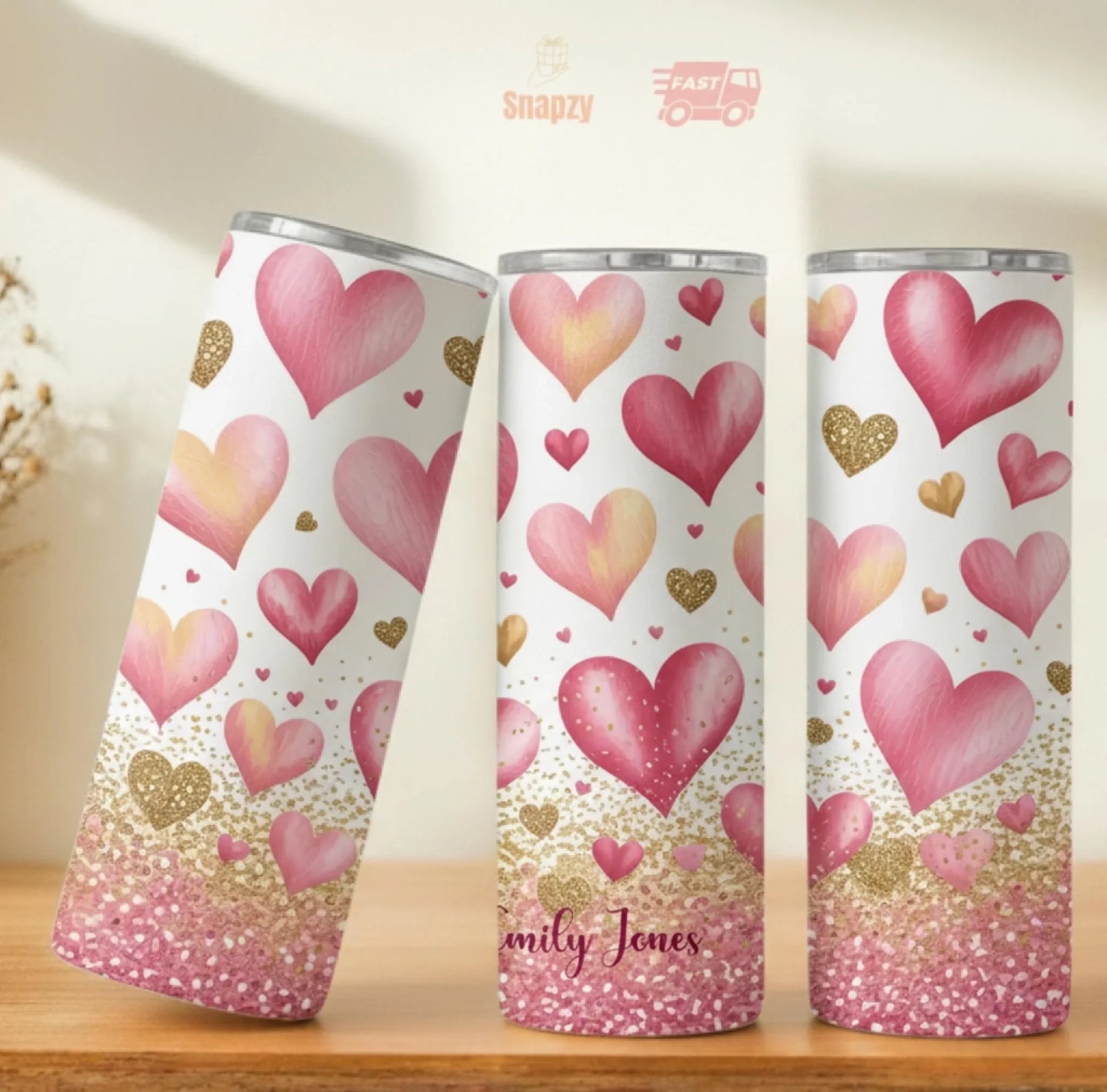 Personalized 20oz skinny tumbler – Personalized | personalization example | custom name available, dishwasher safe, doub