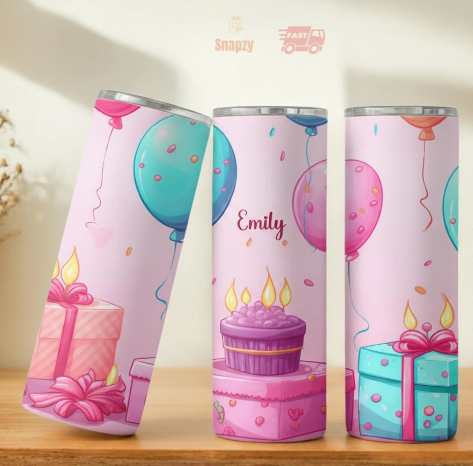 Personalized 20oz skinny tumbler – Personalized | personalization example | custom name available, dishwasher safe, doub