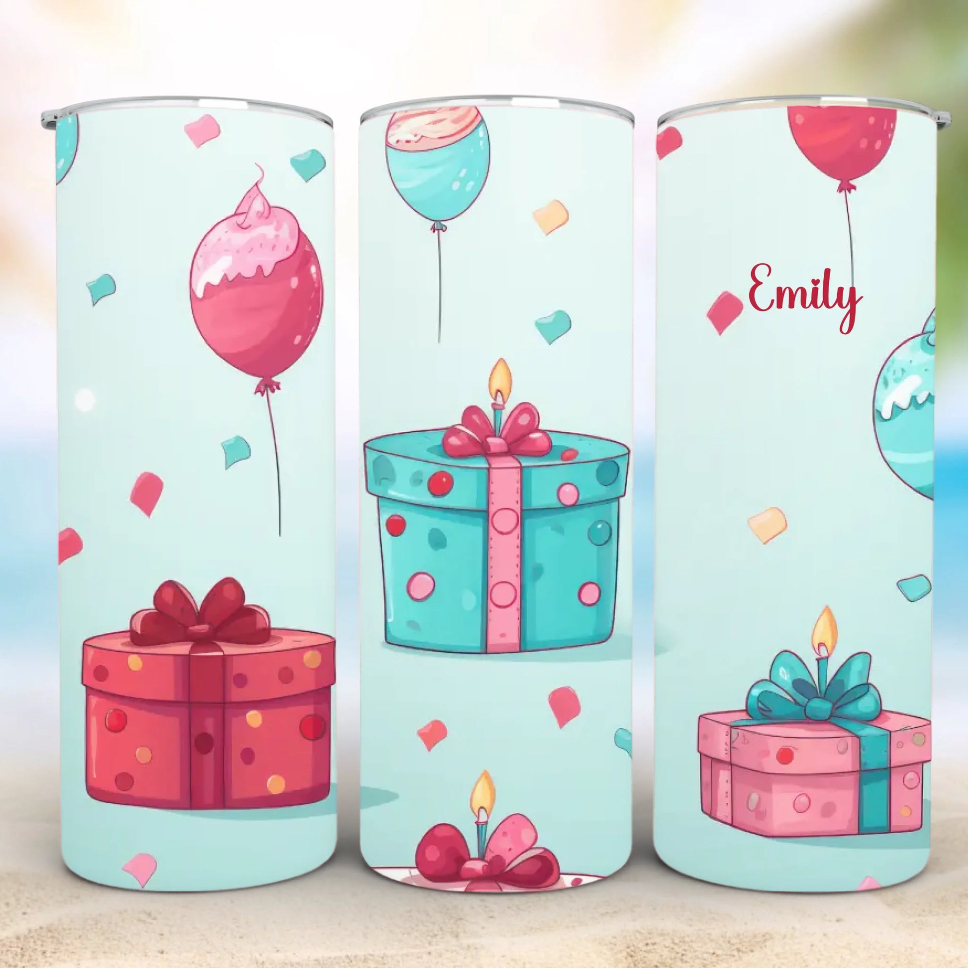 Personalized 20oz skinny tumbler – Personalized | detail view | custom name available, dishwasher safe, double-wall stai