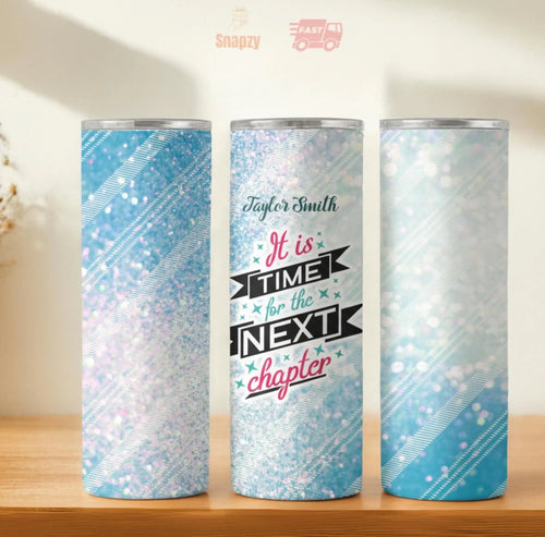 Personalized 20oz skinny tumbler – Personalized | hero view | custom name available, dishwasher safe, double-wall stainl