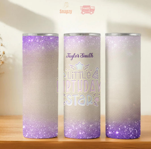 Personalized 20oz skinny tumbler – Personalized | hero view | custom name available, dishwasher safe, double-wall stainl