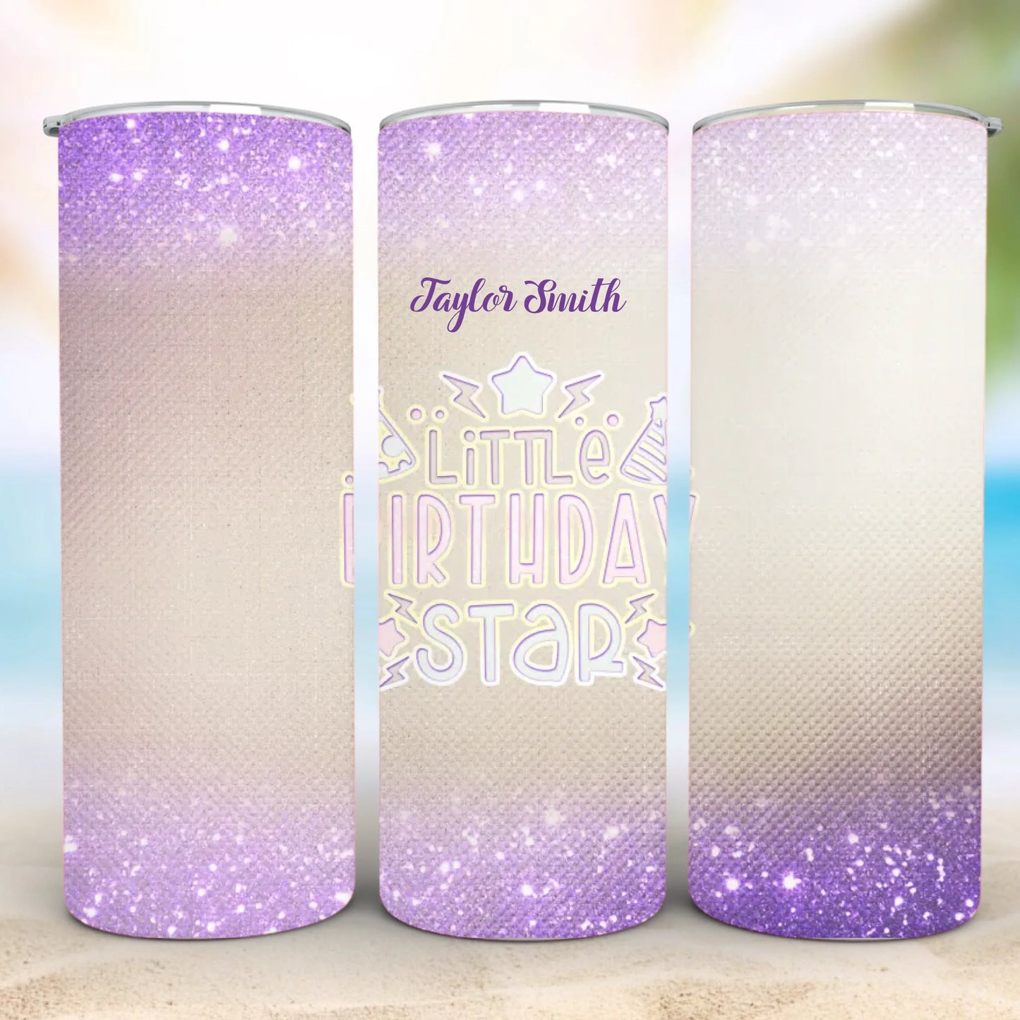 Personalized 20oz skinny tumbler – Personalized | detail view | custom name available, dishwasher safe, double-wall stai