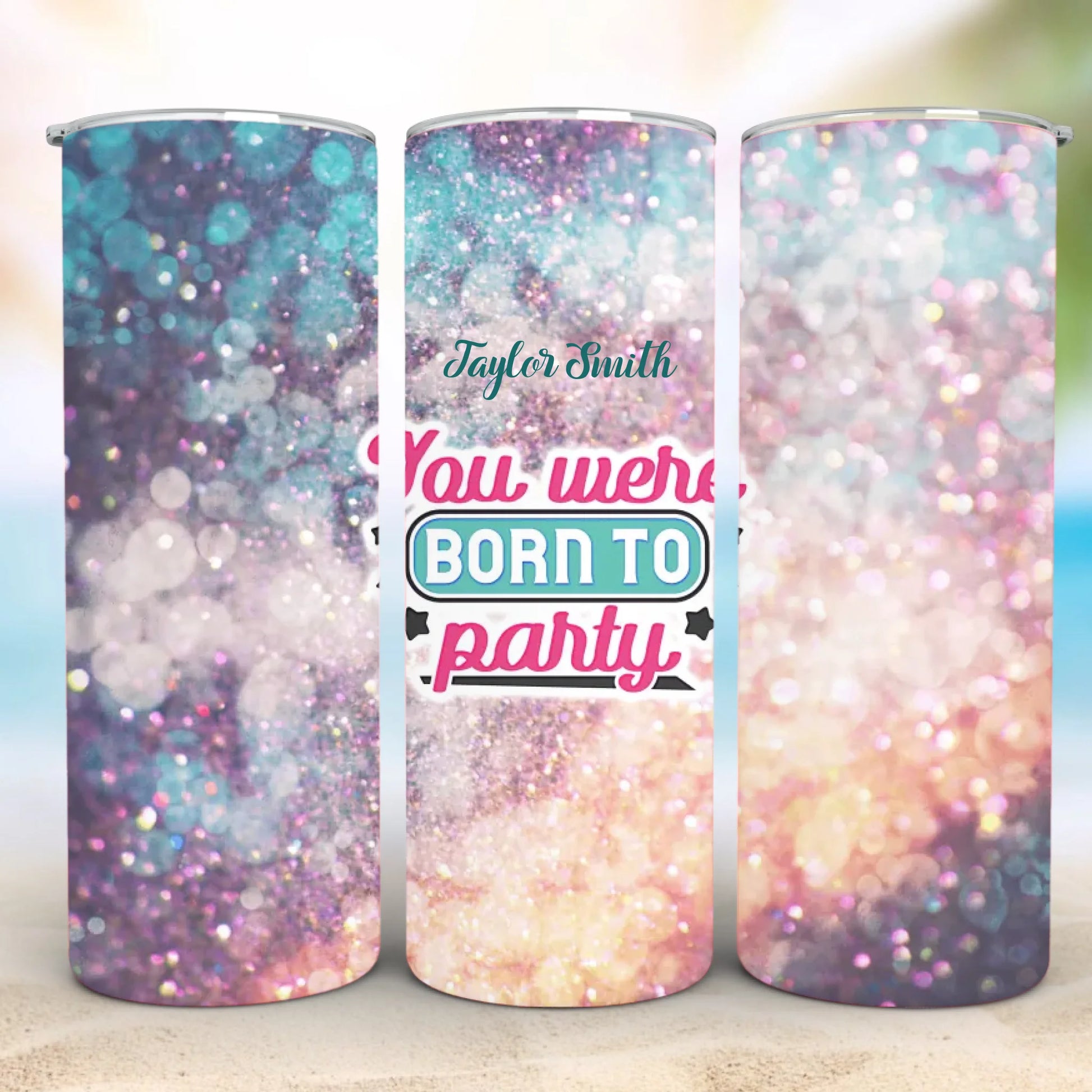 Personalized 20oz skinny tumbler – Personalized | detail view | custom name available, dishwasher safe, double-wall stai