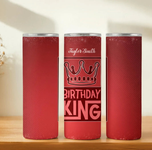 Personalized 20oz skinny tumbler – Personalized | hero view | custom name available, dishwasher safe, double-wall stainl