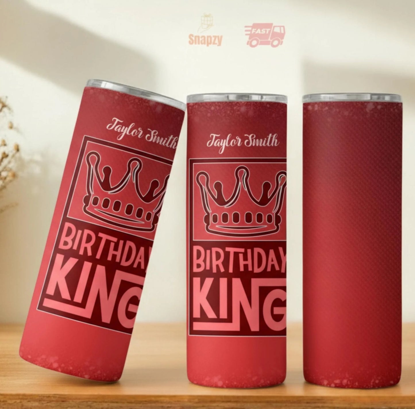 Personalized 20oz skinny tumbler – Personalized | personalization example | custom name available, dishwasher safe, doub