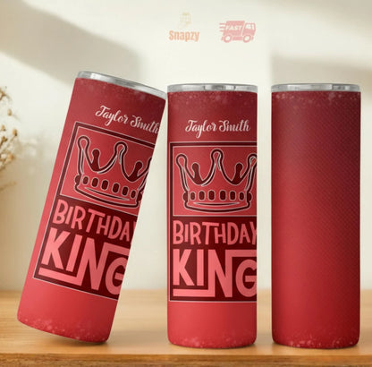 Personalized 20oz skinny tumbler – Personalized | personalization example | custom name available, dishwasher safe, doub