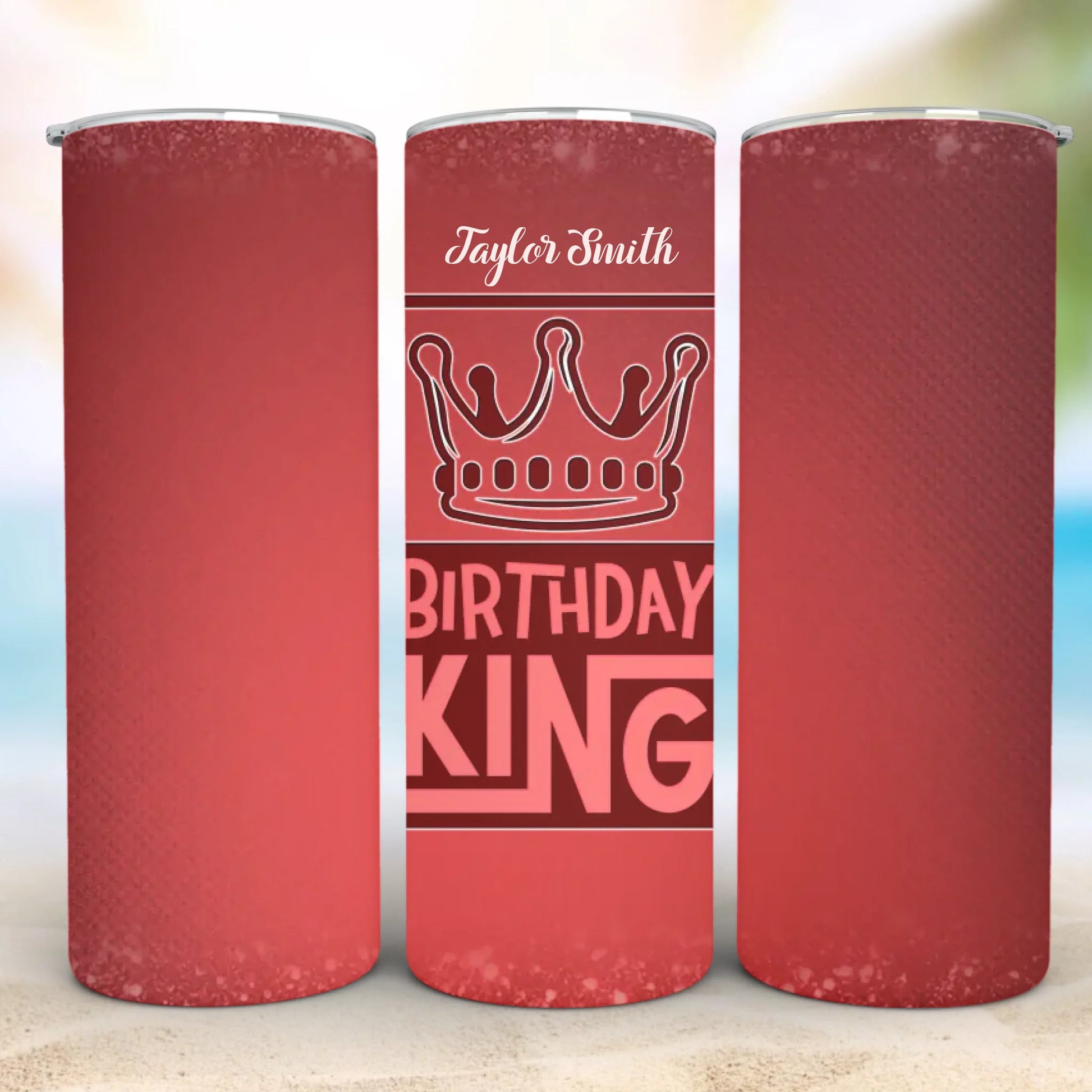 Personalized 20oz skinny tumbler – Personalized | detail view | custom name available, dishwasher safe, double-wall stai