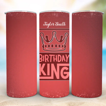 Personalized 20oz skinny tumbler – Personalized | detail view | custom name available, dishwasher safe, double-wall stai