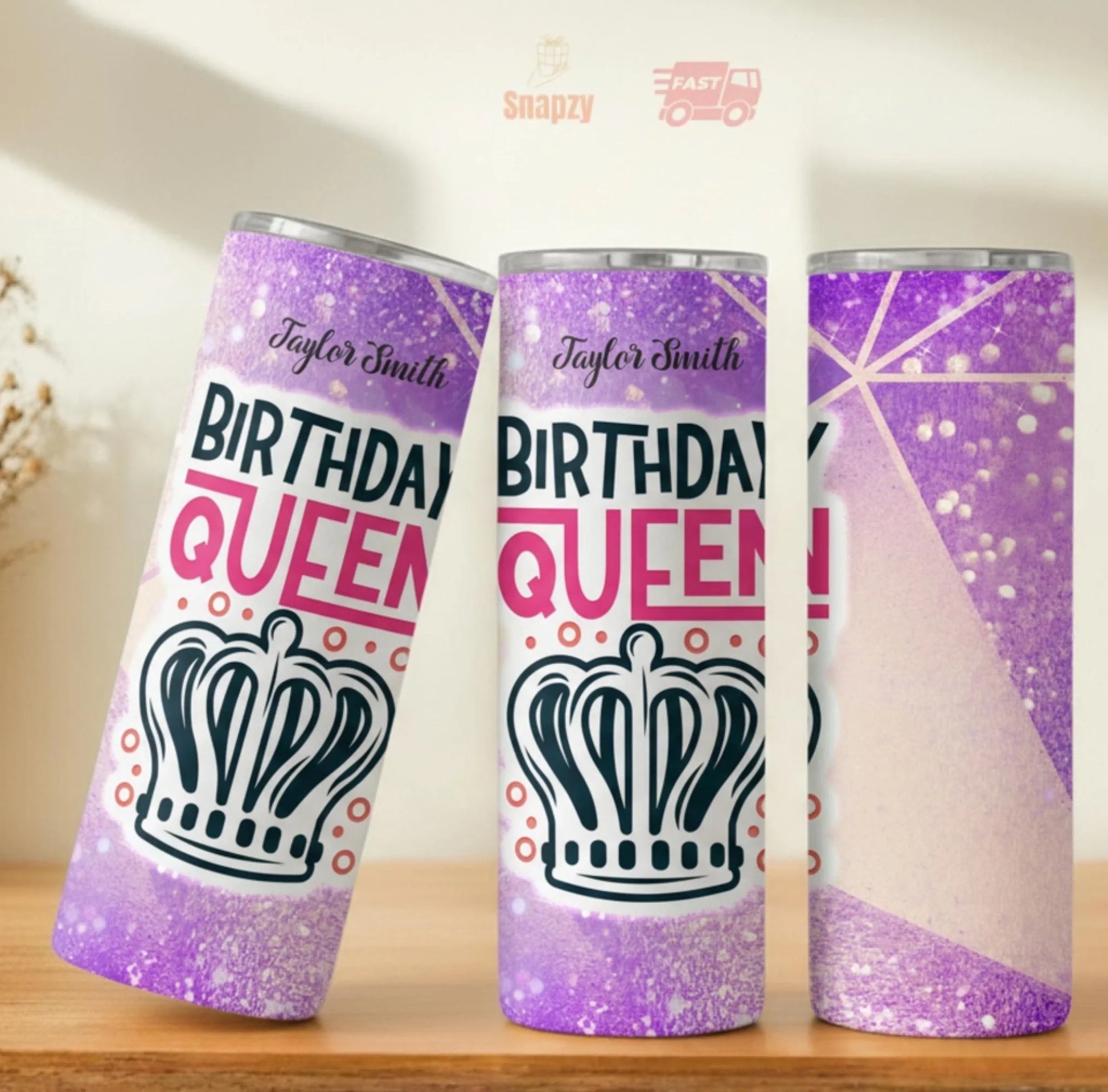 Personalized 20oz skinny tumbler – Personalized | personalization example | custom name available, dishwasher safe, doub