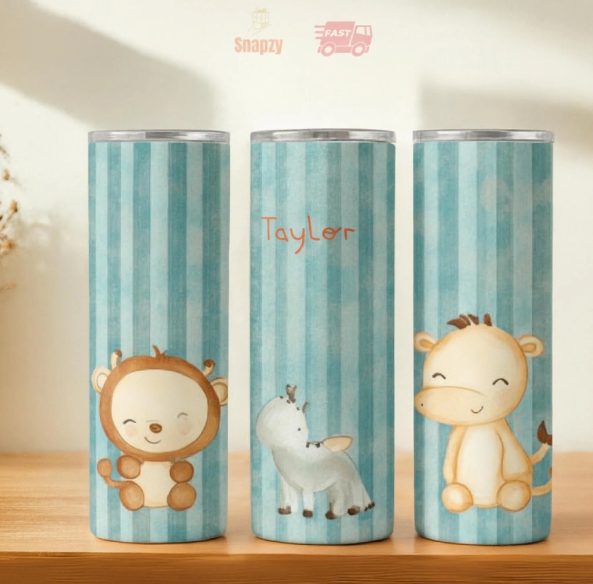 Personalized 20oz skinny tumbler – Personalized | hero view | custom name available, dishwasher safe, double-wall stainl