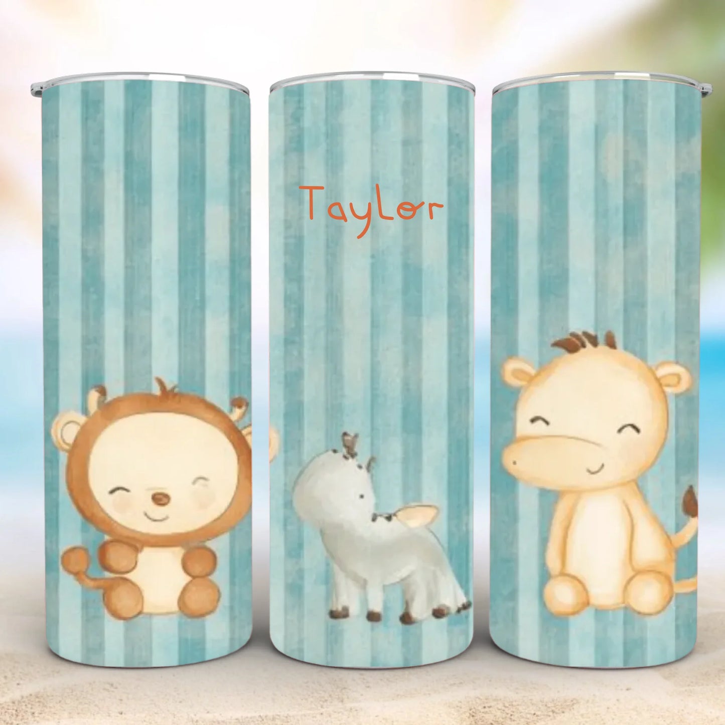 Personalized 20oz skinny tumbler – Personalized | detail view | custom name available, dishwasher safe, double-wall stai