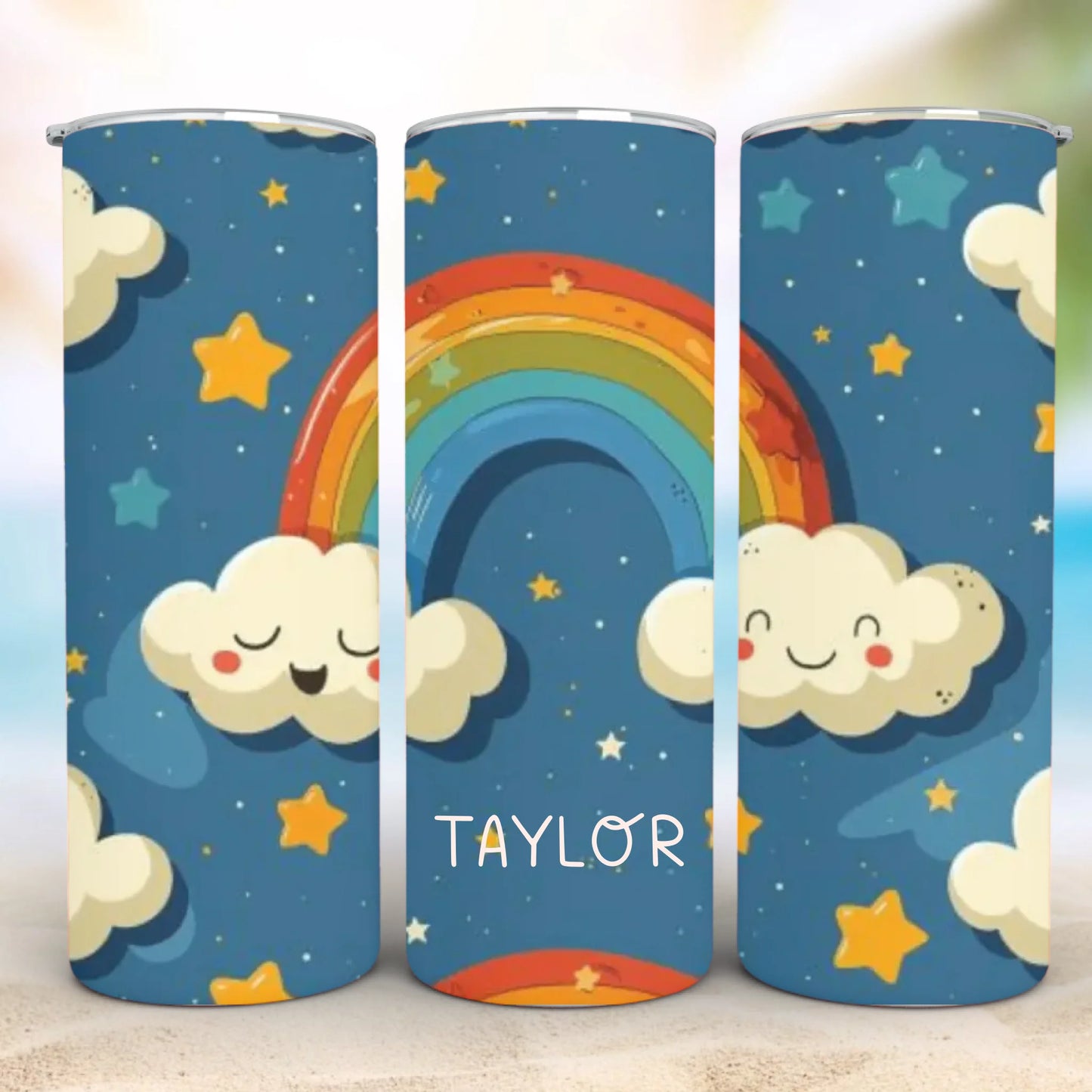 Personalized 20oz skinny tumbler – Personalized | personalization example | custom name available, dishwasher safe, doub