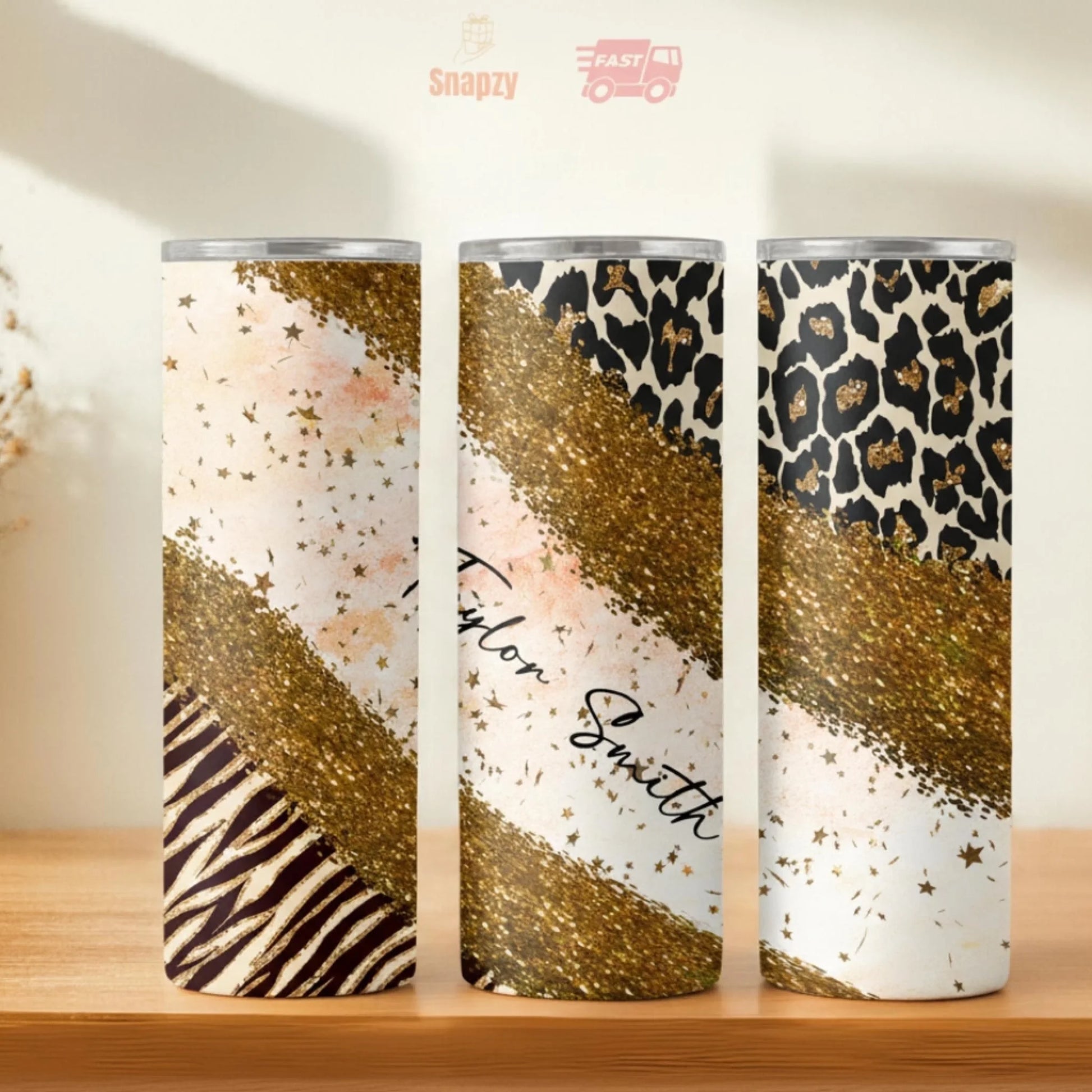 Personalized 20oz skinny tumbler – Personalized | hero view | custom name available, dishwasher safe, double-wall stainl