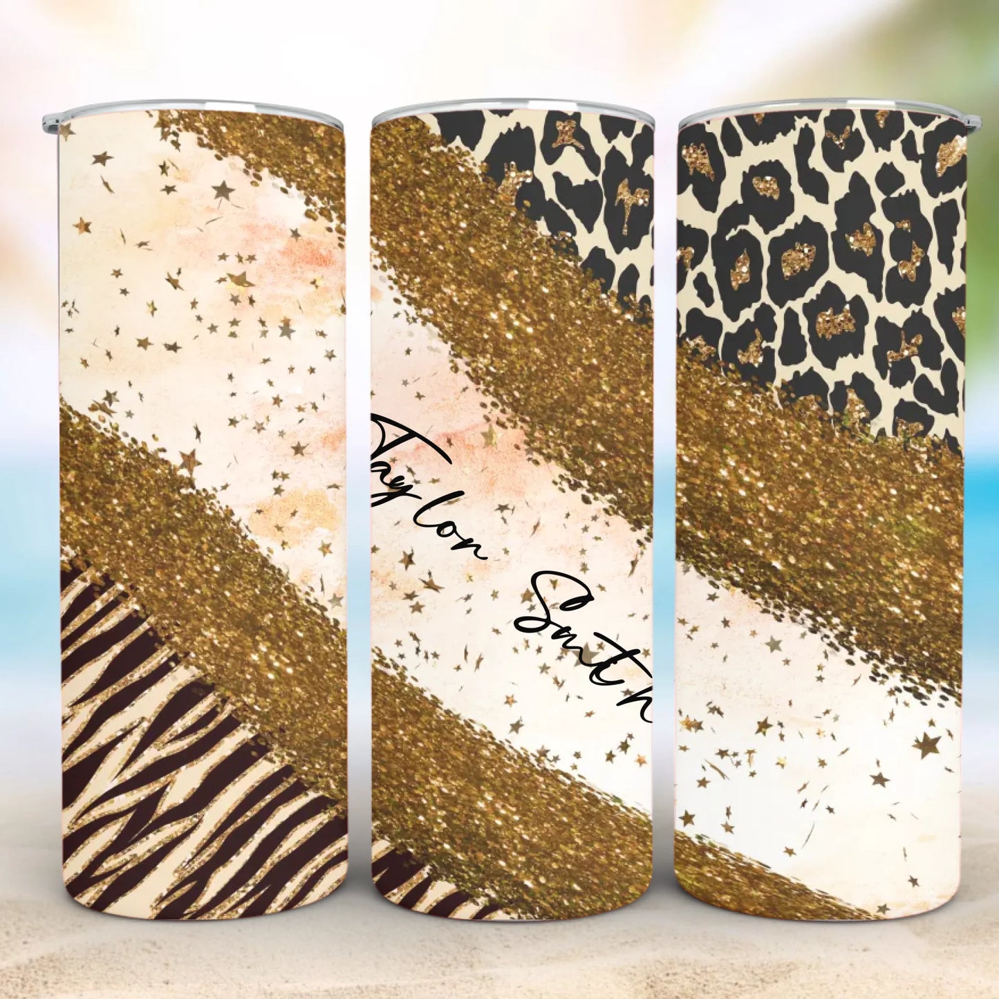 Personalized 20oz skinny tumbler – Personalized | detail view | custom name available, dishwasher safe, double-wall stai