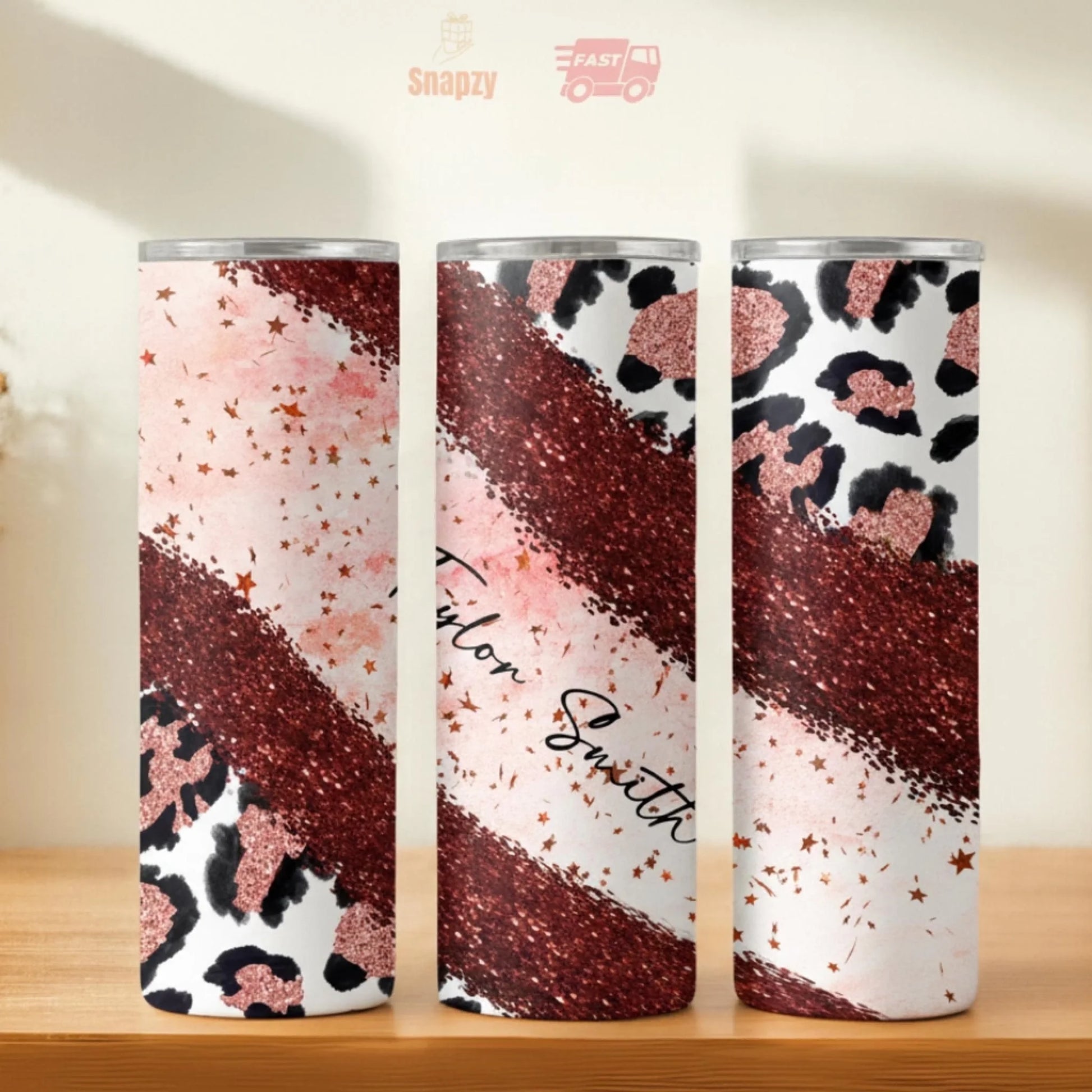 Personalized 20oz skinny tumbler – Personalized | hero view | custom name available, dishwasher safe, double-wall stainl