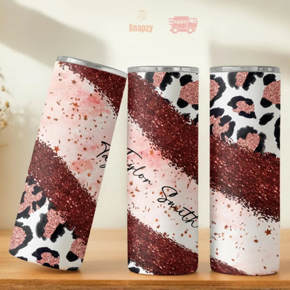 Personalized 20oz skinny tumbler – Personalized | personalization example | custom name available, dishwasher safe, doub