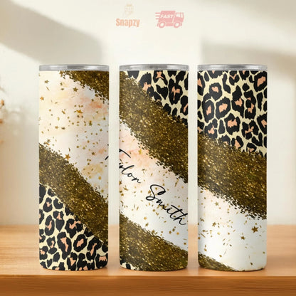 Personalized 20oz skinny tumbler – Personalized | hero view | custom name available, dishwasher safe, double-wall stainl