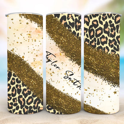 Personalized 20oz skinny tumbler – Personalized | detail view | custom name available, dishwasher safe, double-wall stai