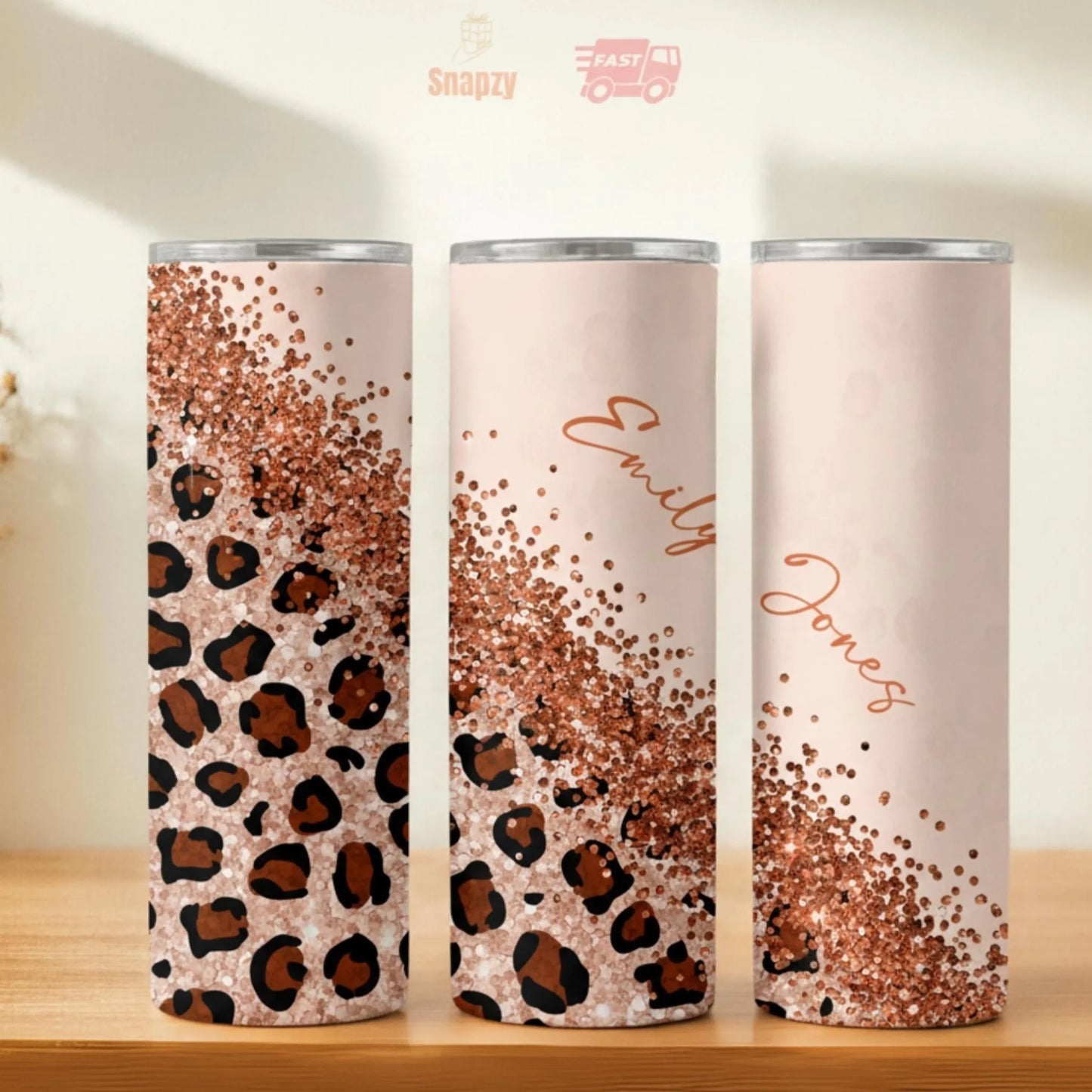 Personalized 20oz skinny tumbler – Personalized | hero view | custom name available, dishwasher safe, double-wall stainl