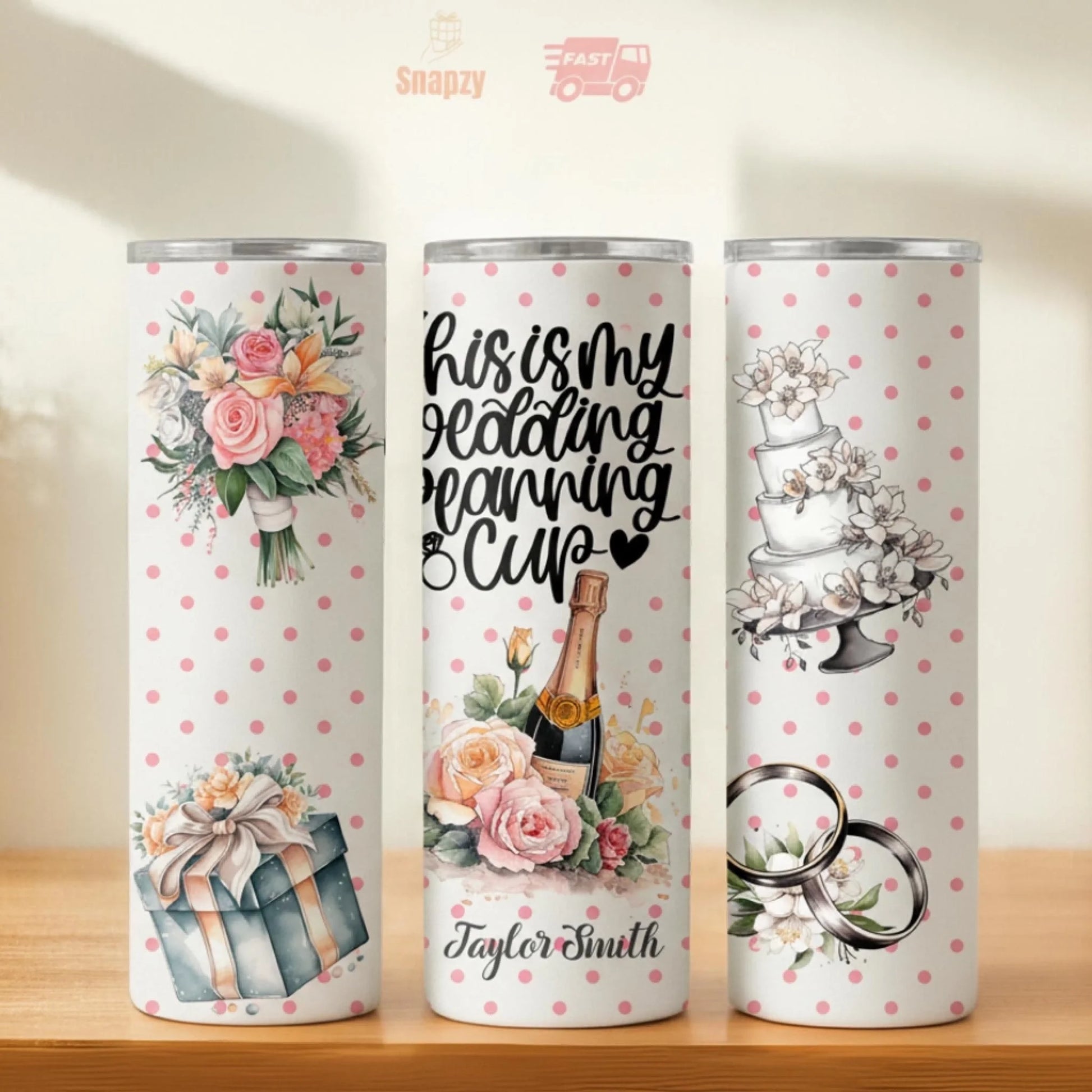 Personalized 20oz skinny tumbler – Personalized | hero view | custom name available, dishwasher safe, double-wall stainl