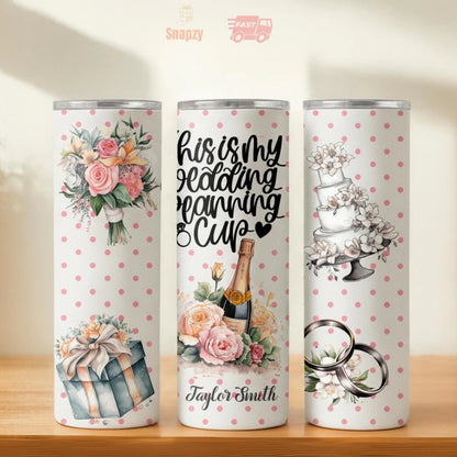 Personalized 20oz skinny tumbler – Personalized | hero view | custom name available, dishwasher safe, double-wall stainl