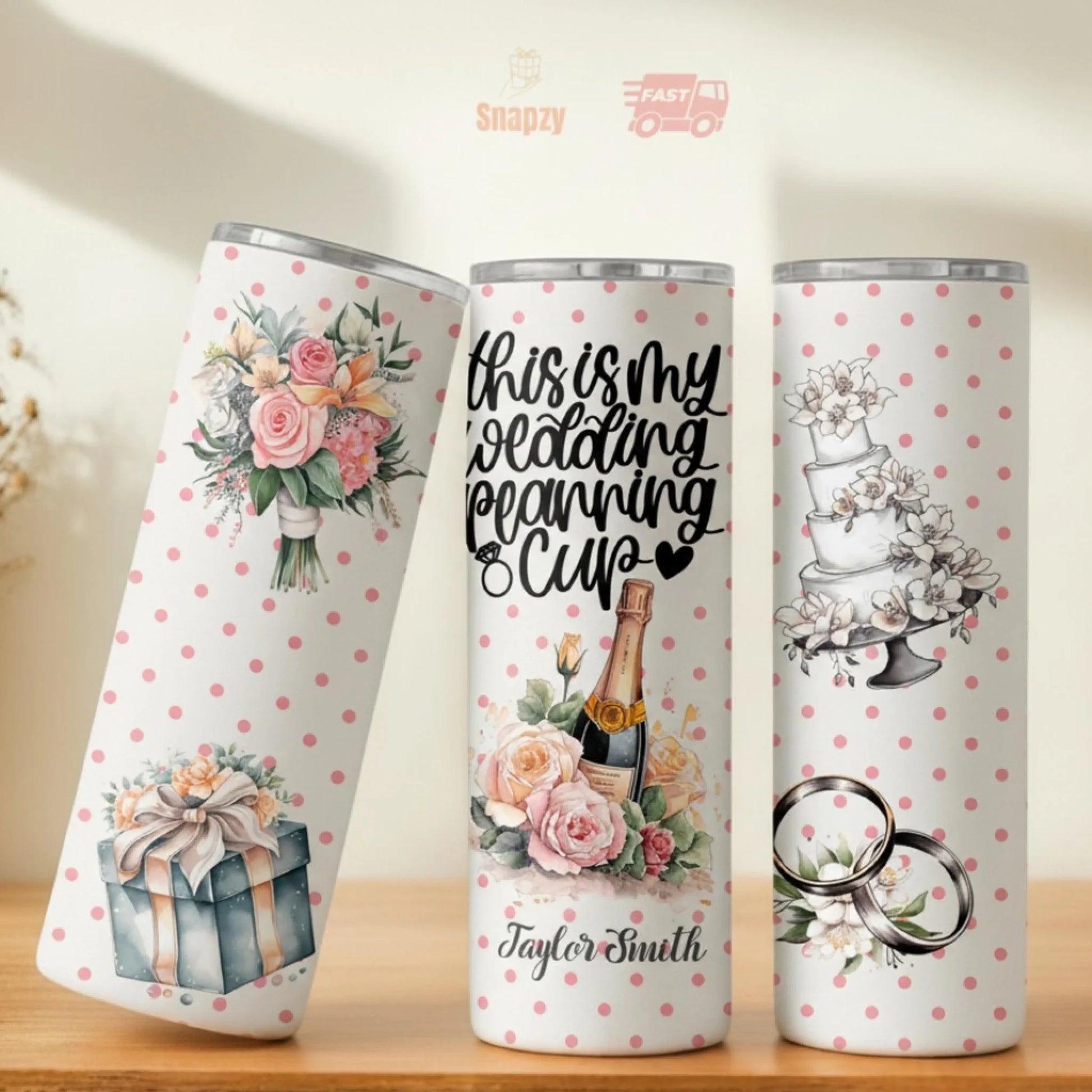 Personalized 20oz skinny tumbler – Personalized | personalization example | custom name available, dishwasher safe, doub