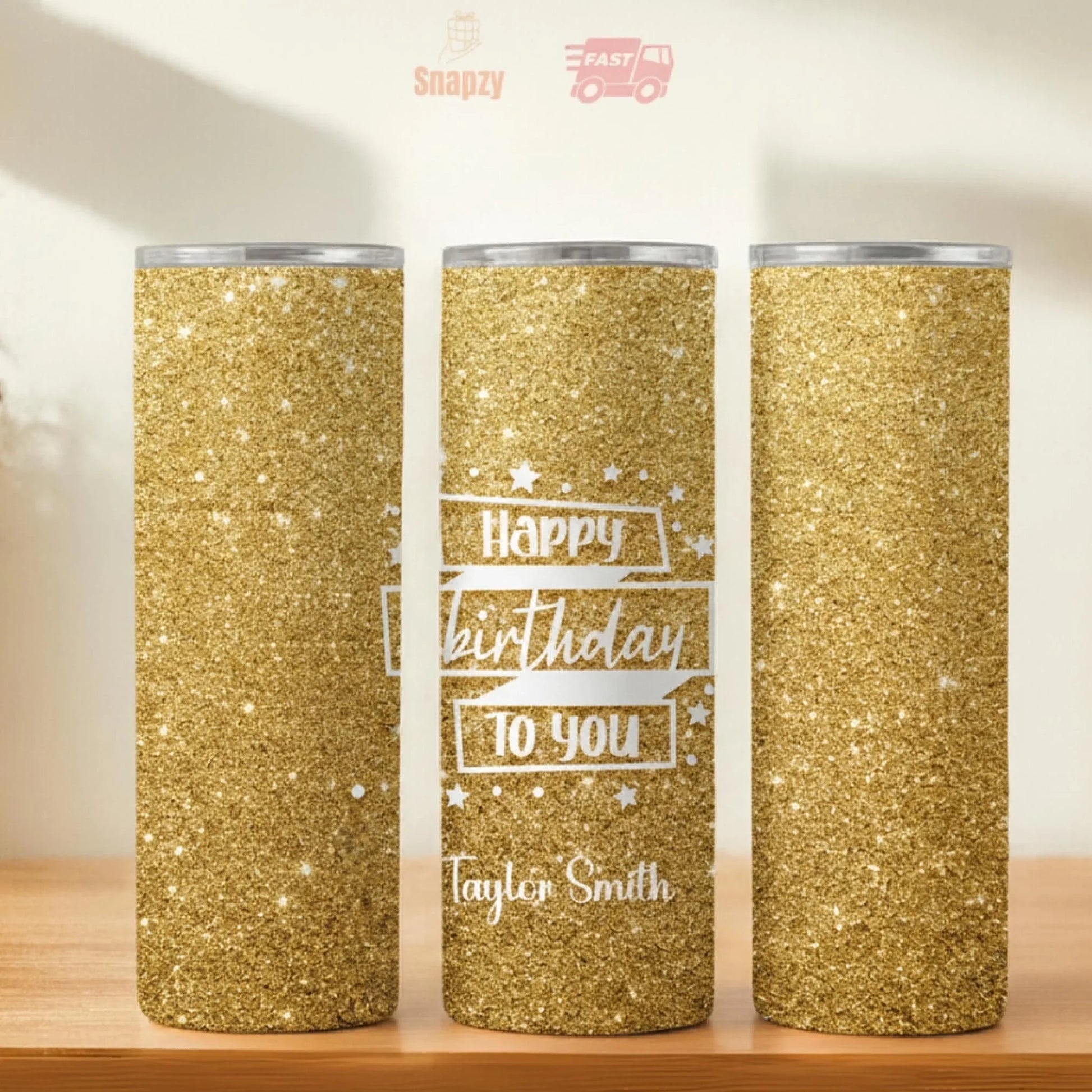 Personalized 20oz skinny tumbler – Personalized | hero view | custom name available, dishwasher safe, double-wall stainl