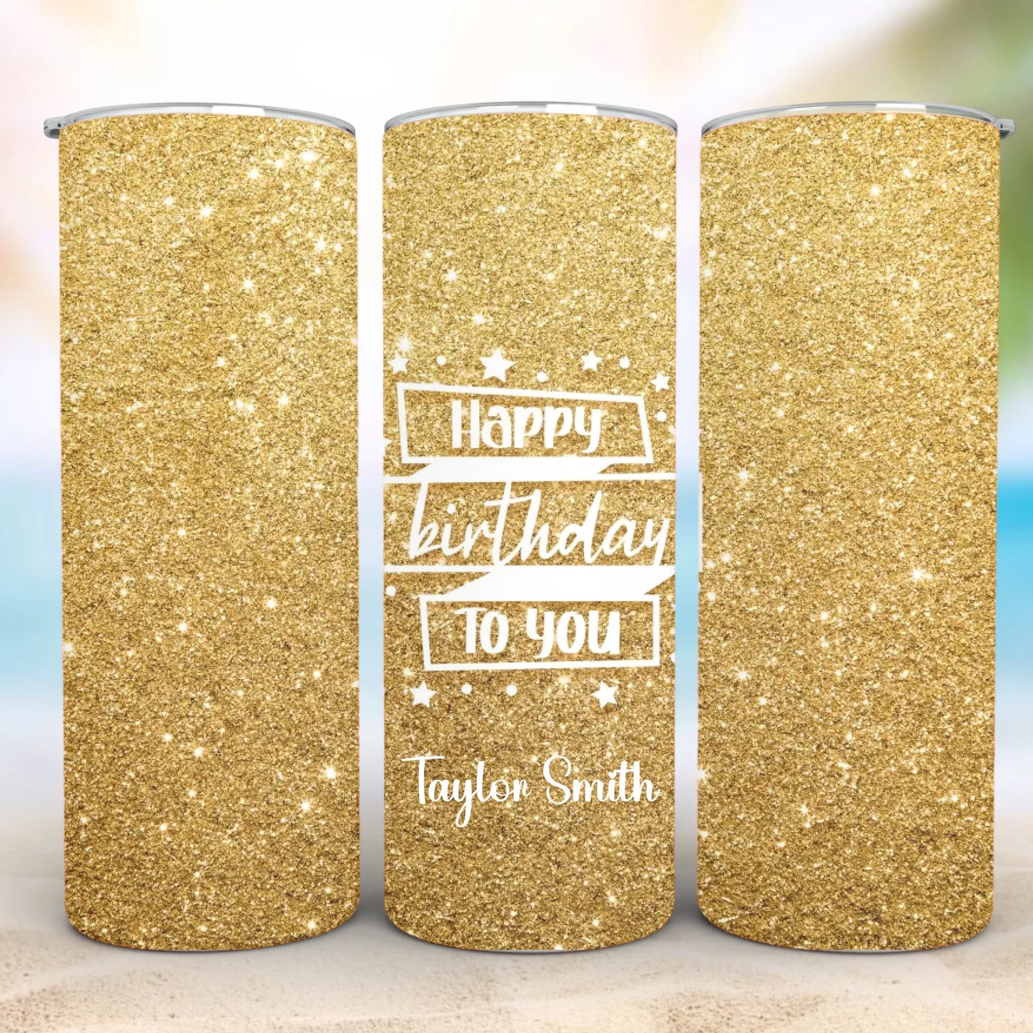 Personalized 20oz skinny tumbler – Personalized | personalization example | custom name available, dishwasher safe, doub