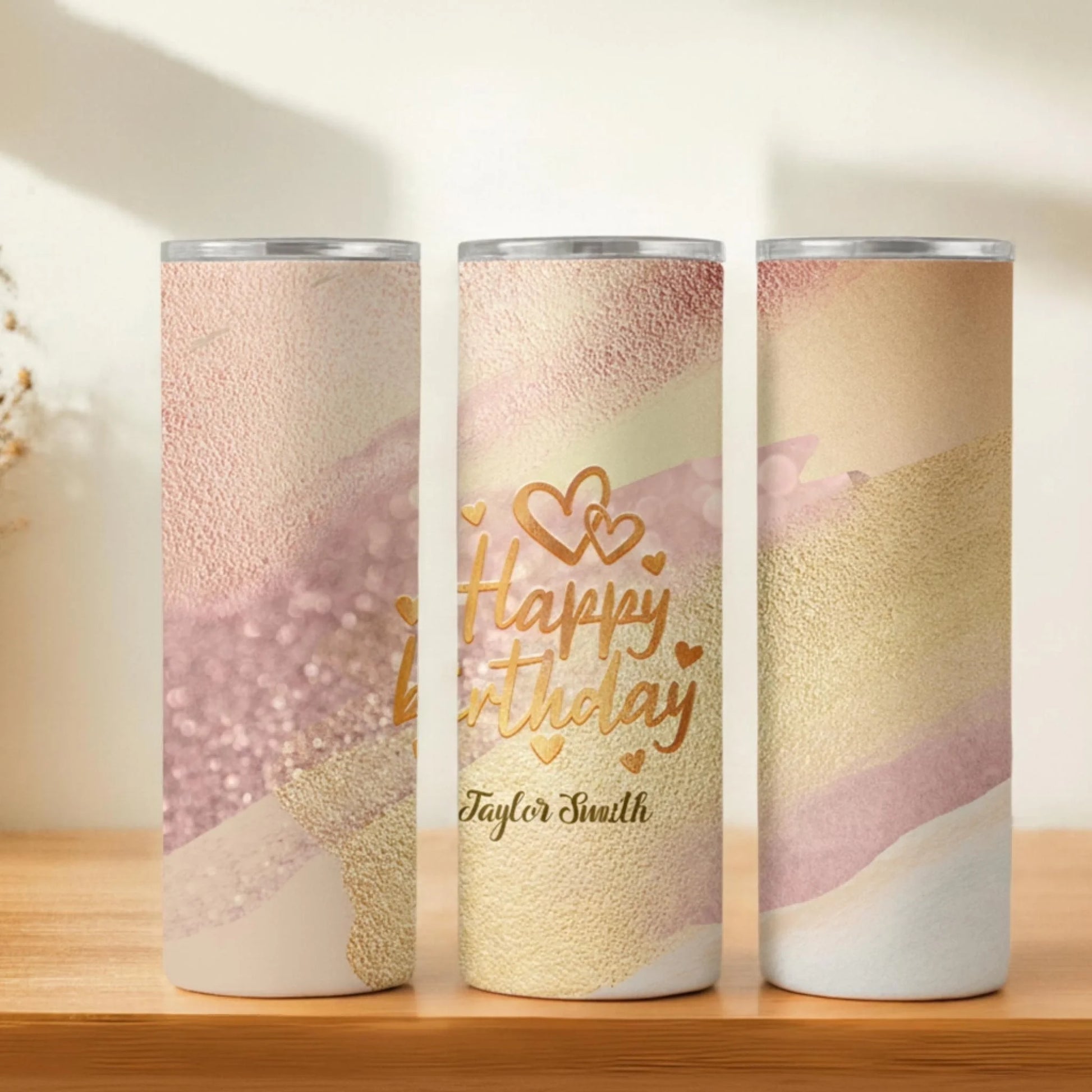 Personalized 20oz skinny tumbler – Personalized | hero view | custom name available, dishwasher safe, double-wall stainl