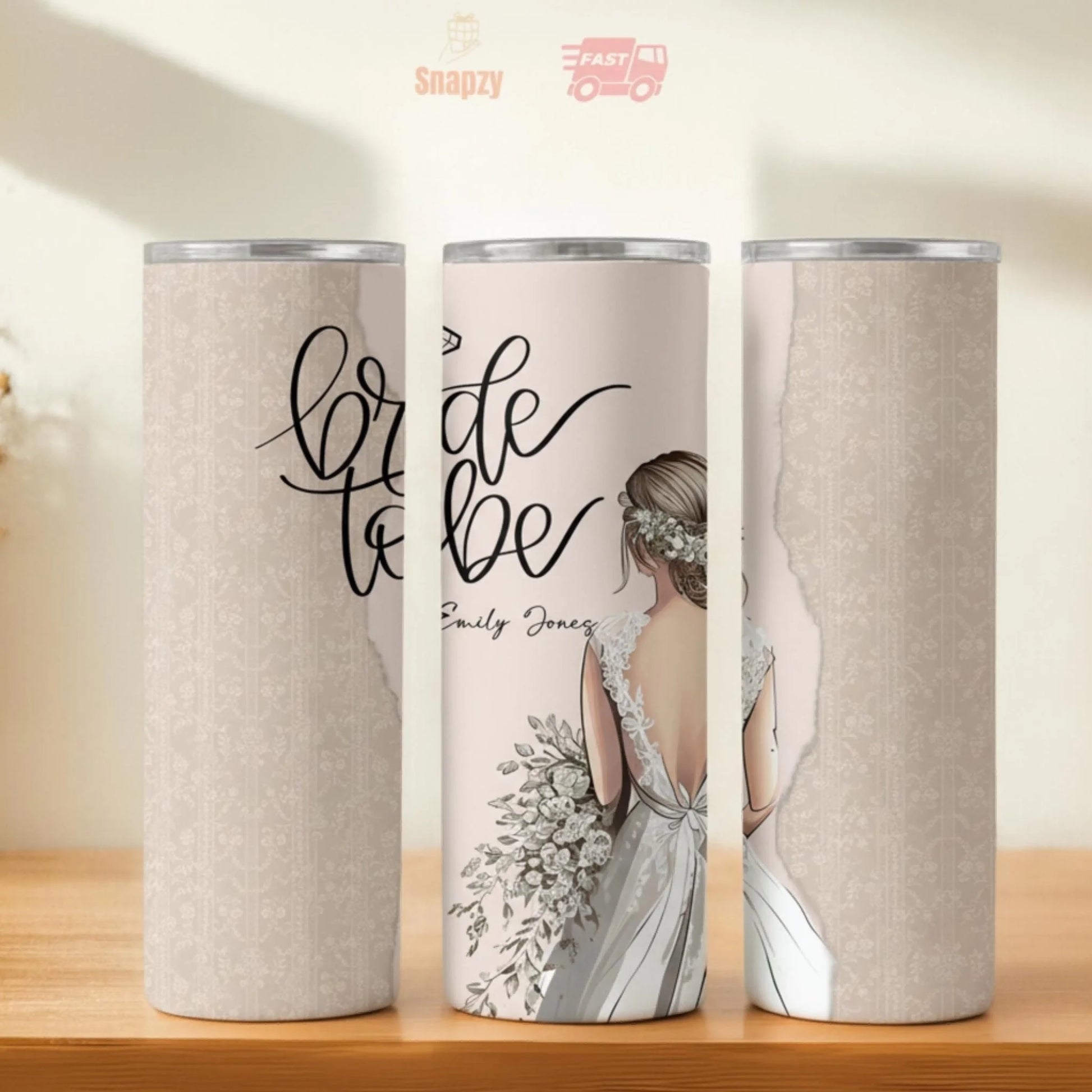 Personalized 20oz skinny tumbler – Personalized | hero view | custom name available, dishwasher safe, double-wall stainl