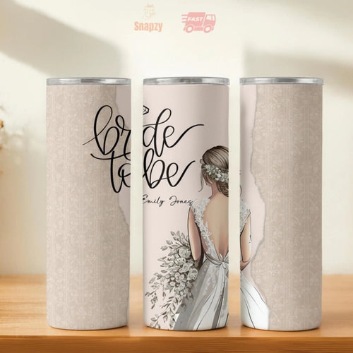 Personalized 20oz skinny tumbler – Personalized | hero view | custom name available, dishwasher safe, double-wall stainl