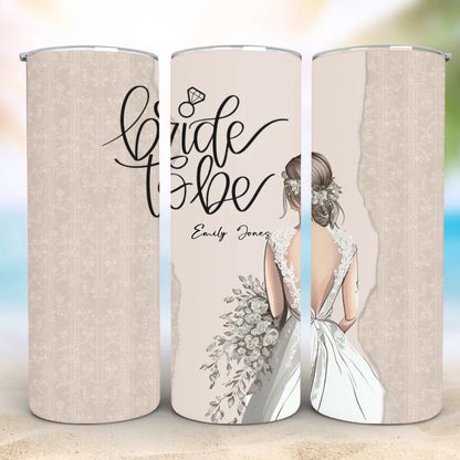 Personalized 20oz skinny tumbler – Personalized | detail view | custom name available, dishwasher safe, double-wall stai