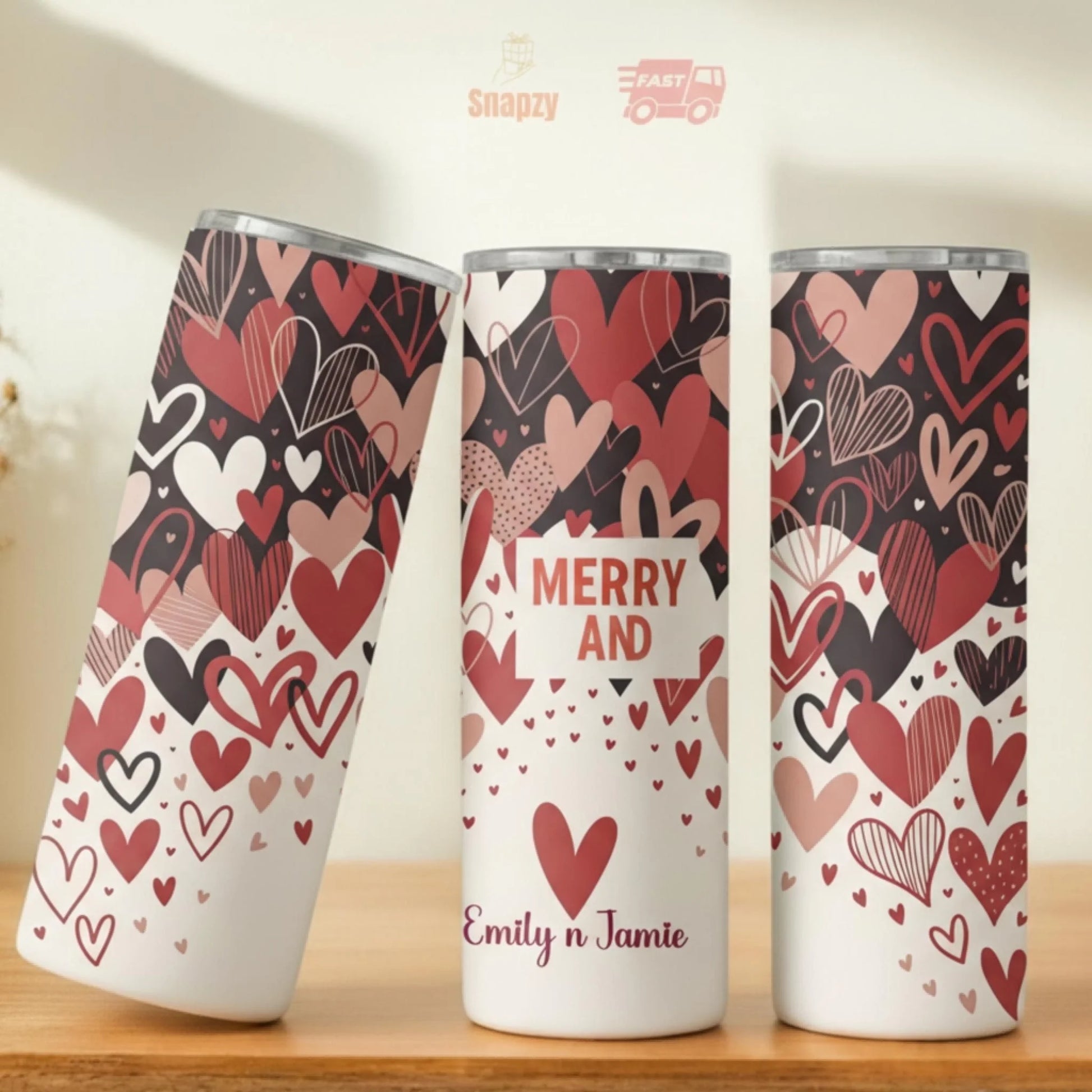 Personalized 20oz skinny tumbler – Personalized | hero view | custom name available, dishwasher safe, double-wall stainl