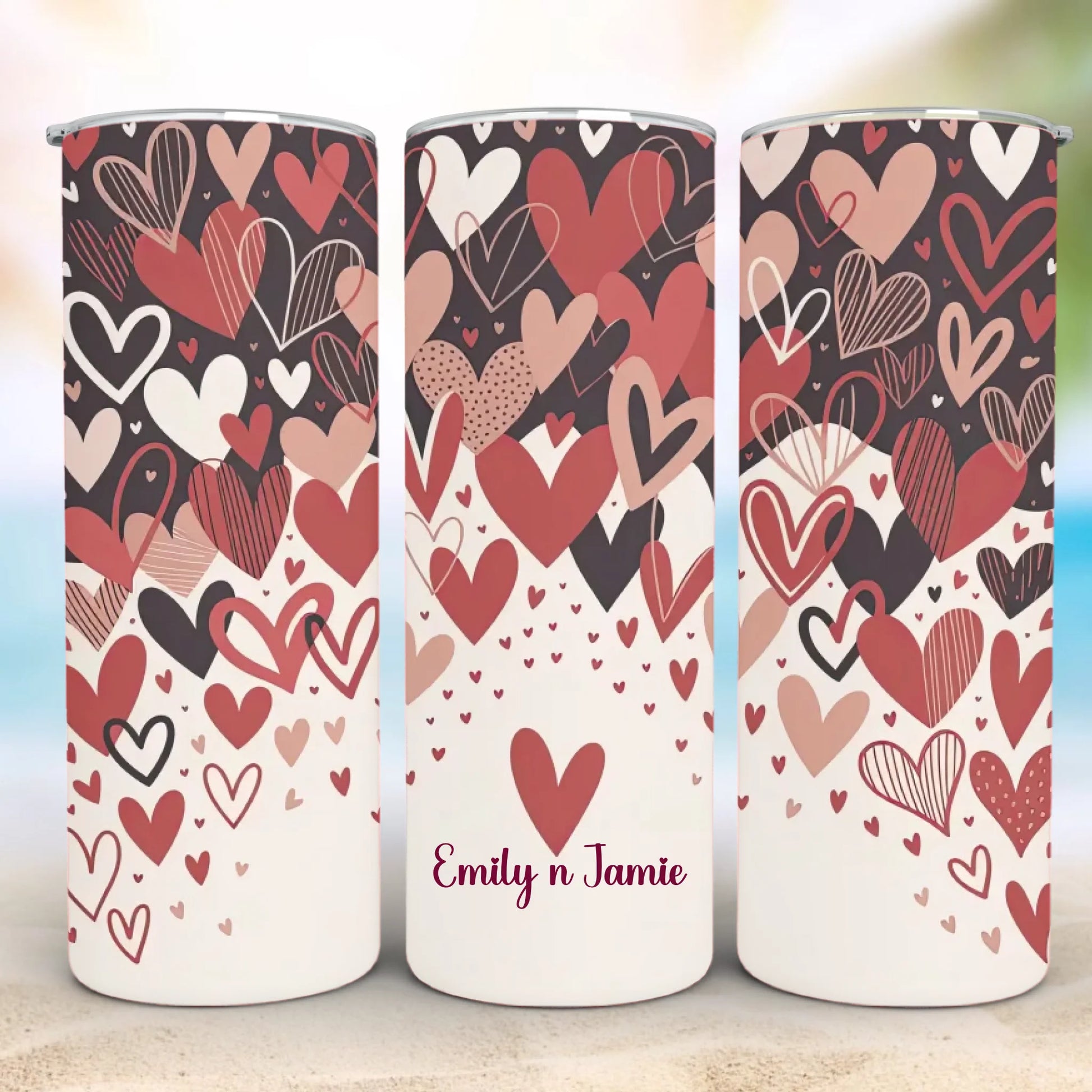 Personalized 20oz skinny tumbler – Personalized | personalization example | custom name available, dishwasher safe, doub
