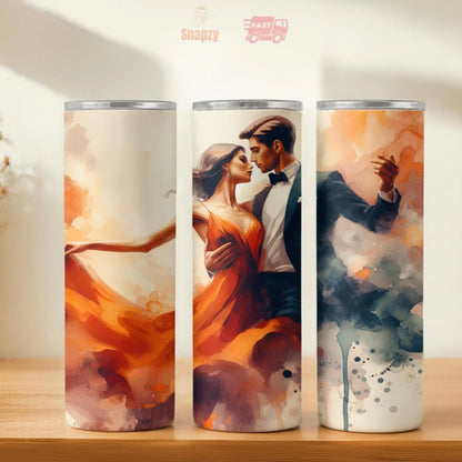 Personalized 20oz skinny tumbler – Personalized | hero view | custom name available, dishwasher safe, double-wall stainl