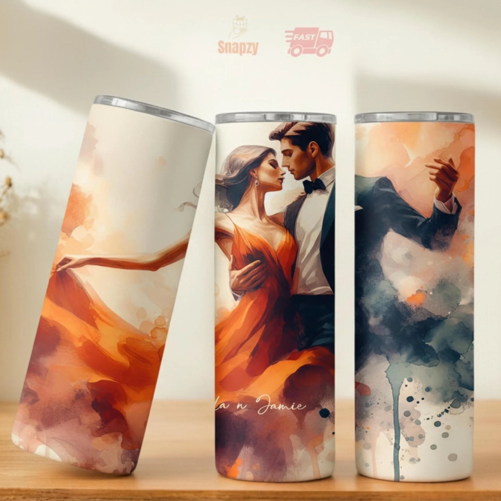 Personalized 20oz skinny tumbler – Personalized | personalization example | custom name available, dishwasher safe, doub