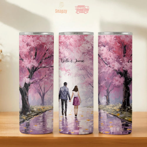 Personalized 20oz skinny tumbler – Personalized | hero view | custom name available, dishwasher safe, double-wall stainl