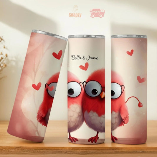 Personalized 20oz skinny tumbler – Personalized | hero view | custom name available, dishwasher safe, double-wall stainl