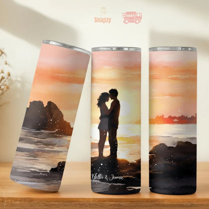 Personalized 20oz skinny tumbler – Personalized | personalization example | custom name available, dishwasher safe, doub