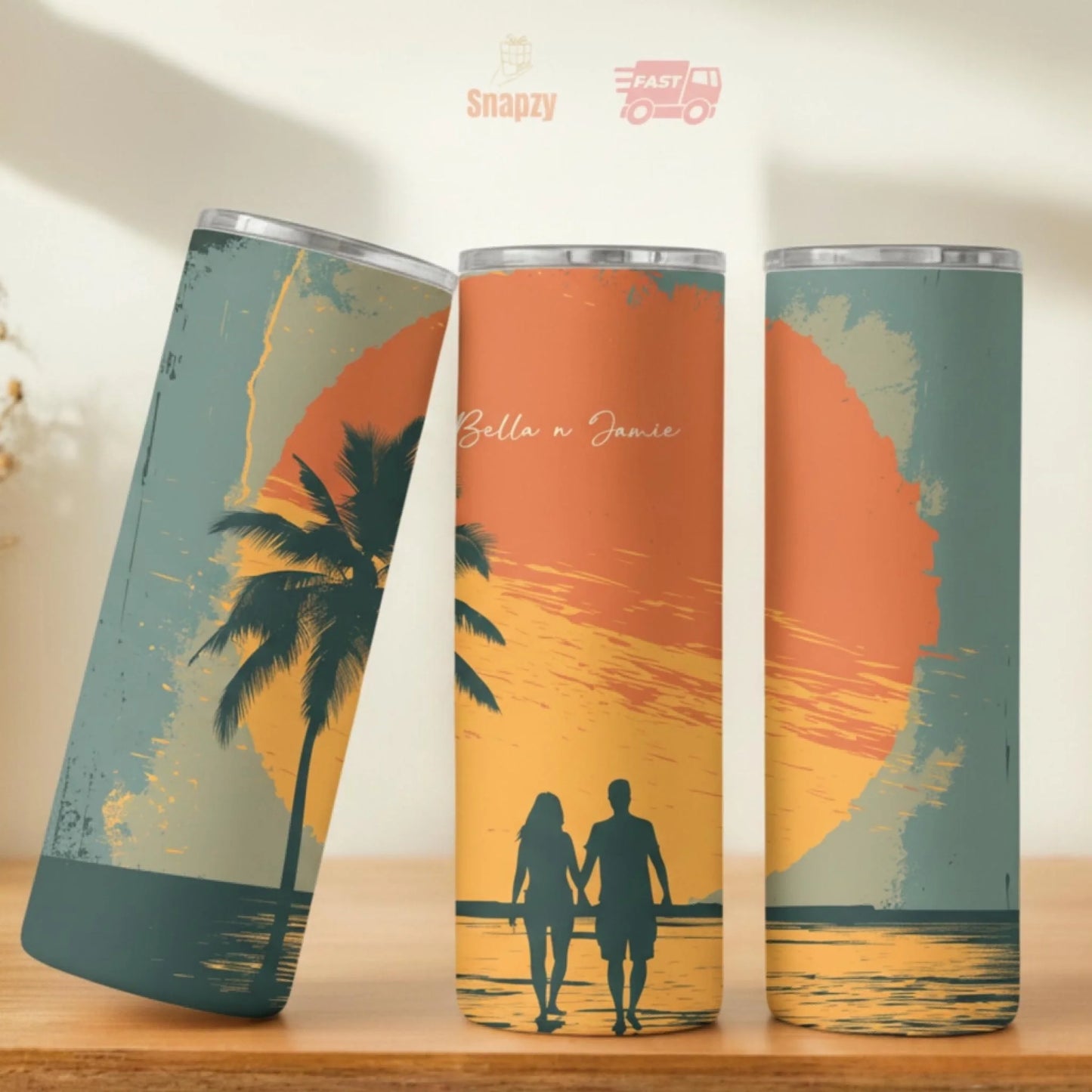 Personalized 20oz skinny tumbler – Personalized | personalization example | custom name available, dishwasher safe, doub