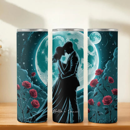 Personalized 20oz skinny tumbler – Personalized | hero view | custom name available, dishwasher safe, double-wall stainl