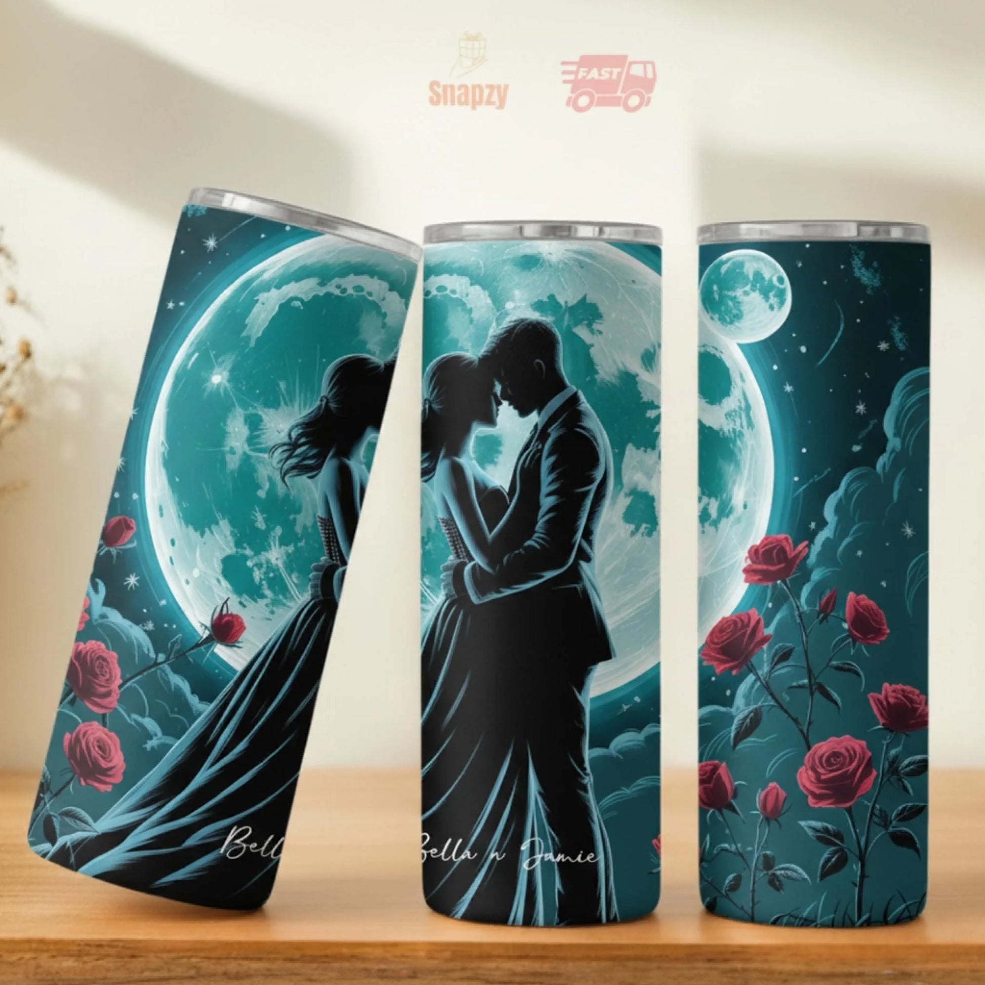 Personalized 20oz skinny tumbler – Personalized | personalization example | custom name available, dishwasher safe, doub