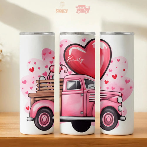 Personalized 20oz skinny tumbler – Personalized | hero view | custom name available, dishwasher safe, double-wall stainl