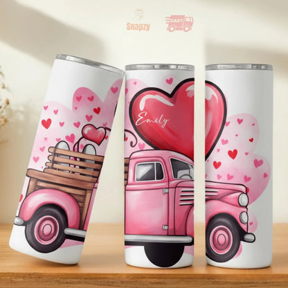 Personalized 20oz skinny tumbler – Personalized | personalization example | custom name available, dishwasher safe, doub