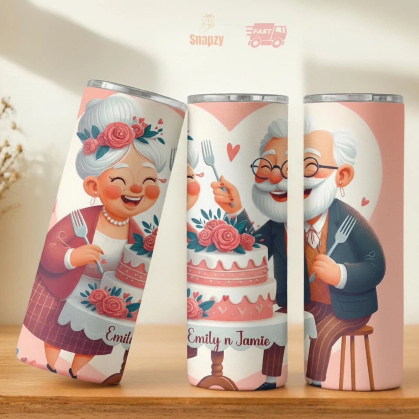 Personalized 20oz skinny tumbler – Personalized | personalization example | custom name available, dishwasher safe, doub